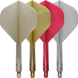 Condor - Axe Metallic Standard - Big Wing Dart Flights - Integrated Flight & Shaft System -