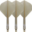 Condor - Axe Metallic Standard - Big Wing Dart Flights - Integrated Flight & Shaft System - Short (21.5mm) / Champagne
