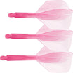 Condor - Axe Neon Small - Standard Dart Flights - Integrated Flight & Shaft System - Short (21.5mm) / Pink