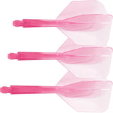 Condor - Axe Neon Small - Standard Dart Flights - Integrated Flight & Shaft System - Short (21.5mm) / Pink