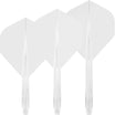 Condor - Axe Plain Standard - Big Wing Dart Flights - Integrated Flight & Shaft System - Short (21.5mm) / Clear