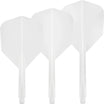 Condor - Axe Plain Small - Standard Dart Flights - Integrated Flight & Shaft System - Short (21.5mm) / White