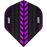 One80 - Axis - Big Wing Dart Flights - Purple