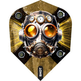 Shot - Badlands - Standard Dart Flights - Brown