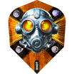 Shot - Badlands - Standard Dart Flights - Orange