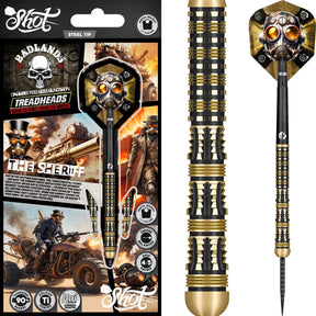 Shot - Badlands The Sheriff Darts - 90% Tungsten - 23g 24g 25g -