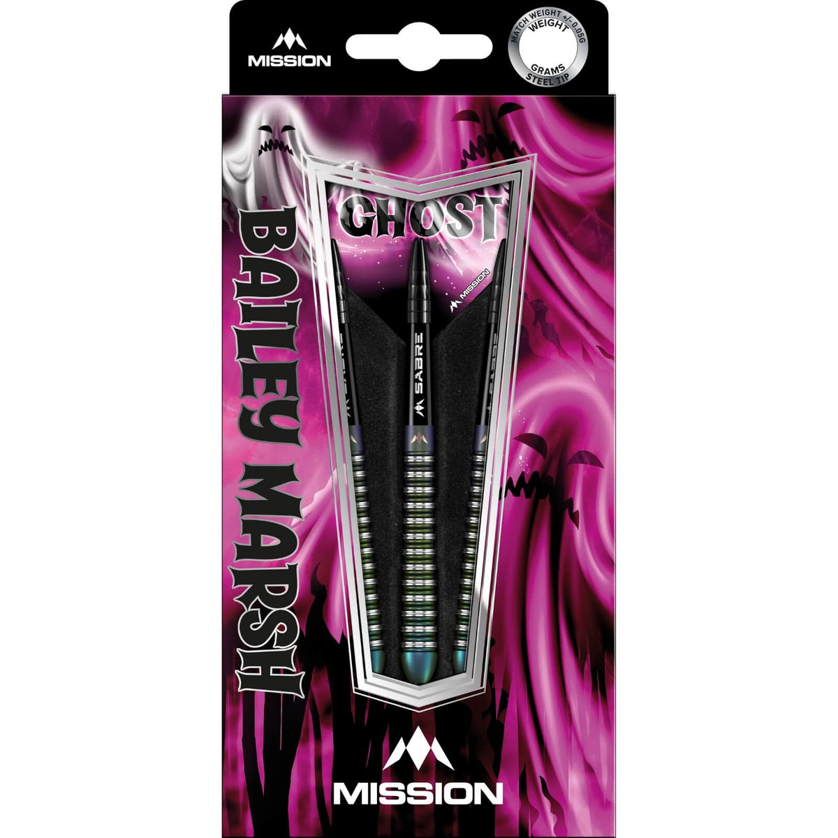 Darts - Mission - Bailey Marsh Darts - Steel Tip - 90% Tungsten - 23g 25g 