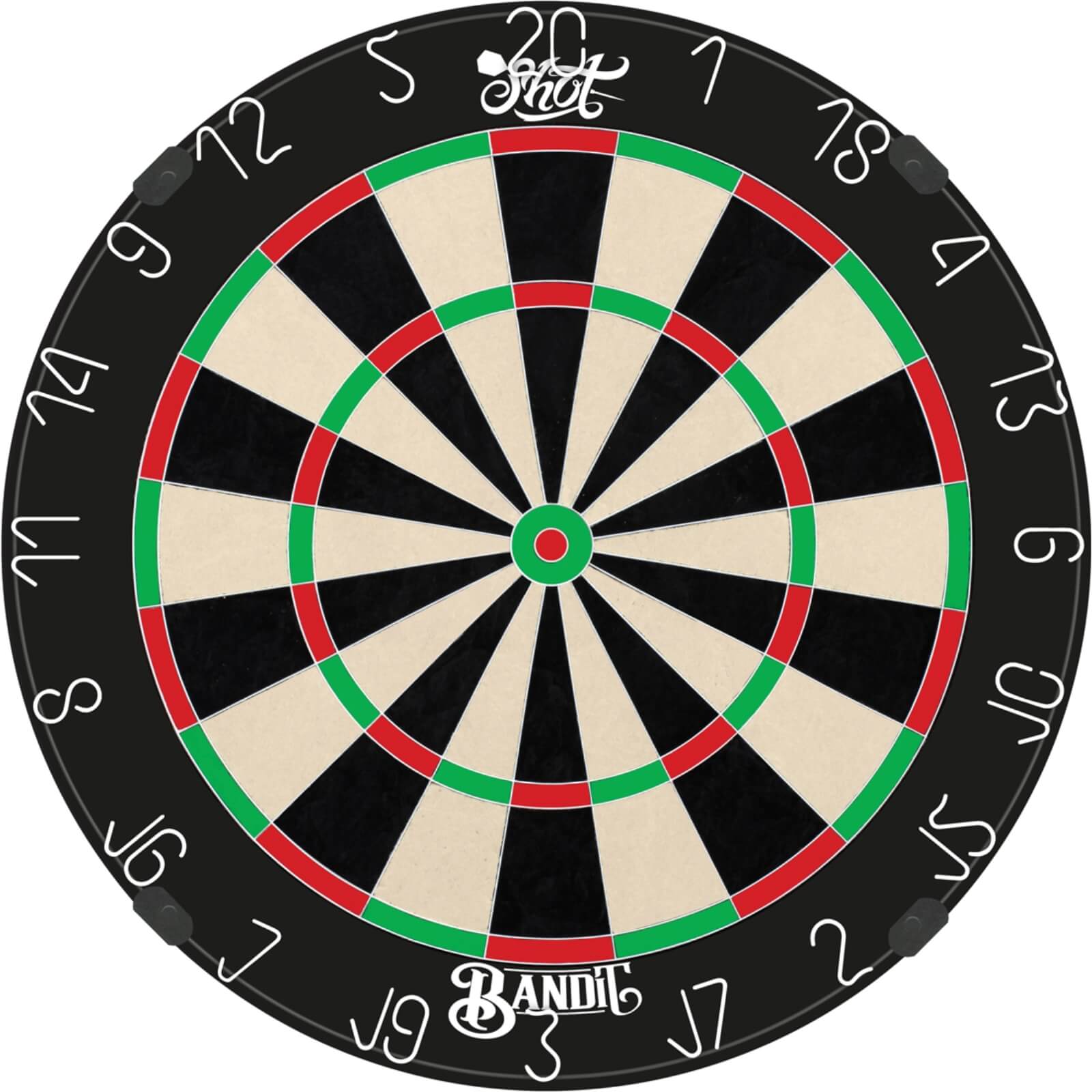 Dartboards - Shot - Bandit Gen 4 Dartboard