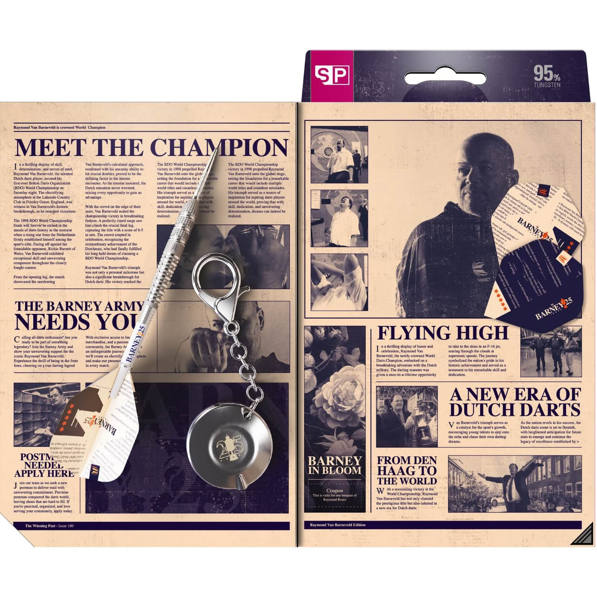 Target - Barney25 Darts - Swiss Point - 95% Tungsten - 21g 23g 25g -
