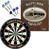 Formula Sports - Battlers Bar Dartboard & Cabinet Set -