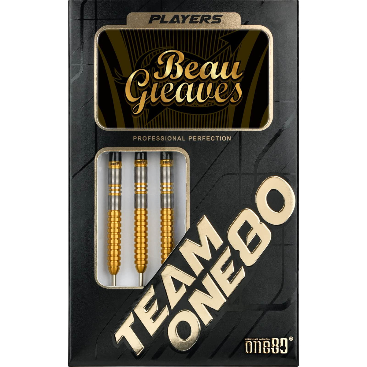 Darts - One80 - Beau Greaves Gold Darts - Steel Tip - 90% Tungsten - 21g 23g 