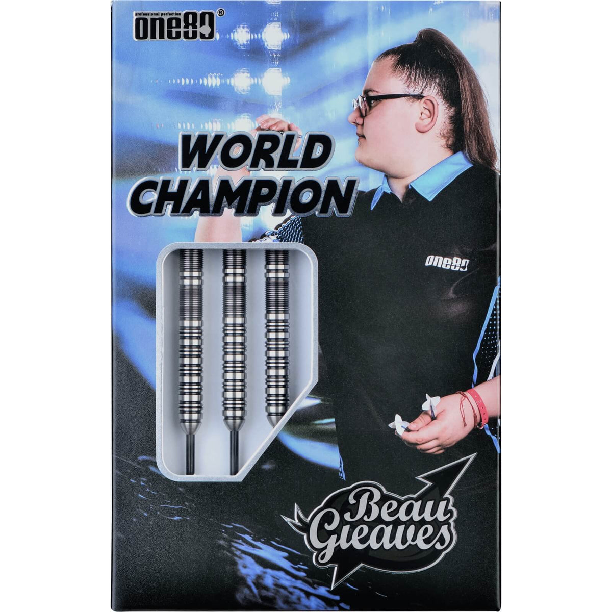Darts - One80 - Beau Greaves Darts - Steel Tip - 80% Tungsten - 21g 23g 25g 