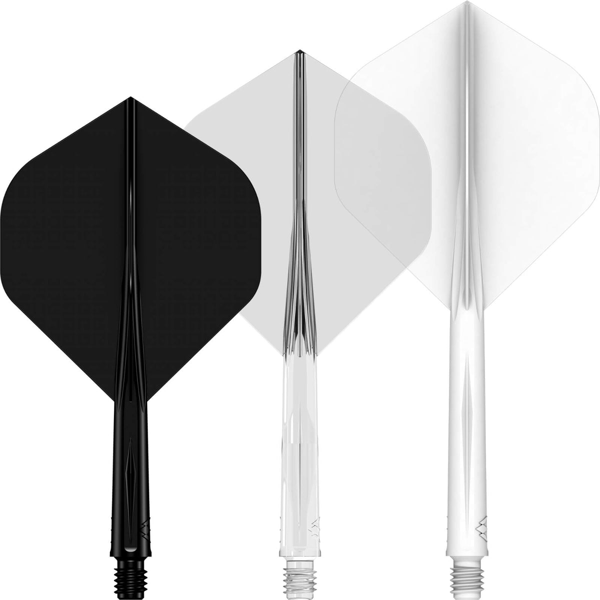 Dart Flights - Mission - Force 90 - Big Wing Dart Flights - Integrated Flight &amp; Shaft System