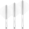 Mission - Force 90 - Big Wing Dart Flights - Integrated Flight & Shaft System - Short / White