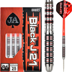 One80 - Black J21 01 Darts - 90% Tungsten - 21g 23g 25g -