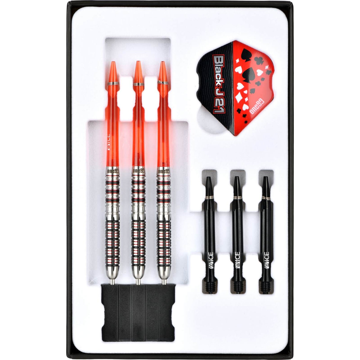 One80 - Black J21 01 Darts - 90% Tungsten - 21g 23g 25g -