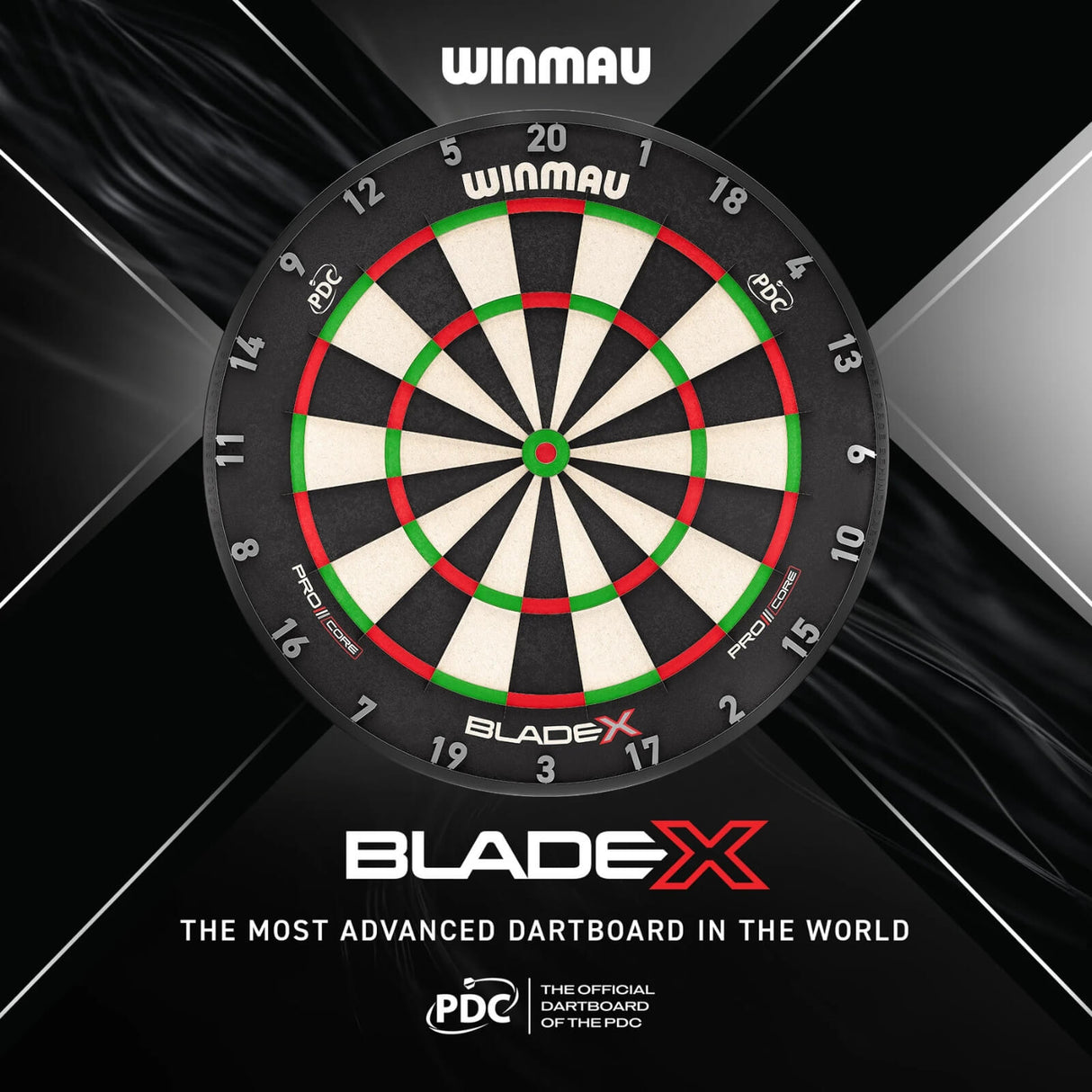 Winmau - Blade X - Official PDC Dartboard -