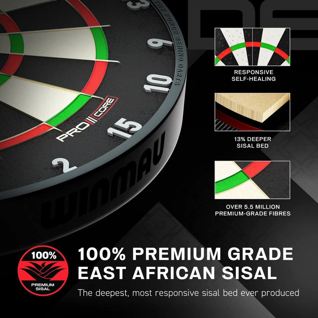 Winmau - Blade X - Official PDC Dartboard -
