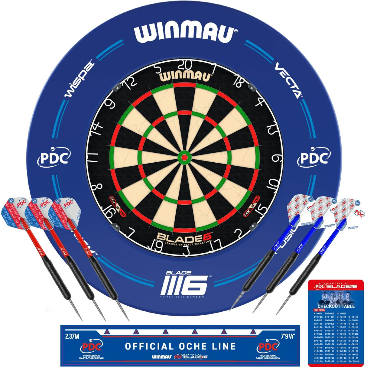 Winmau - Blade 6 PDC Dartboard Surround Set -