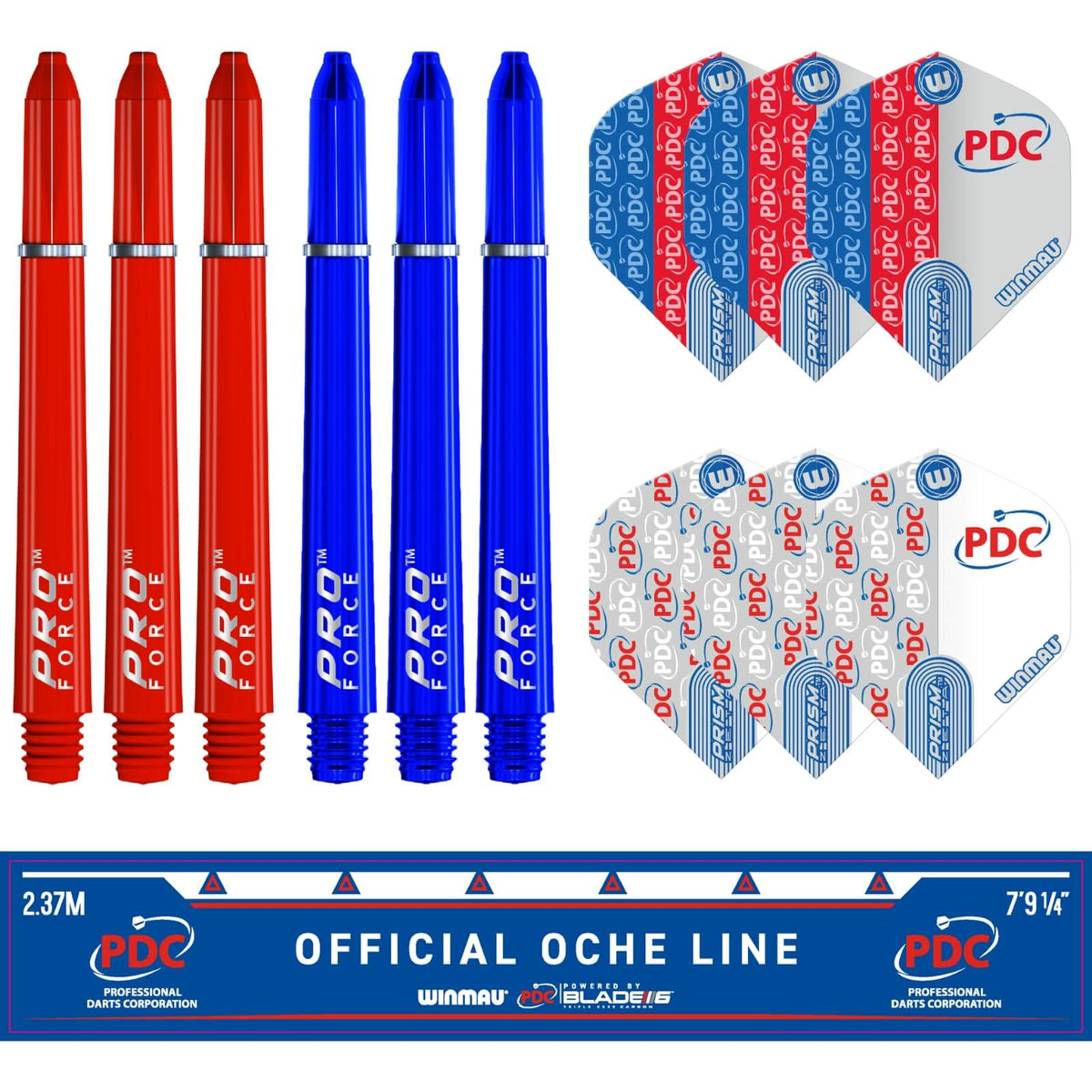 Dartboards - Winmau - Blade 6 PDC Dartboard Surround Set 