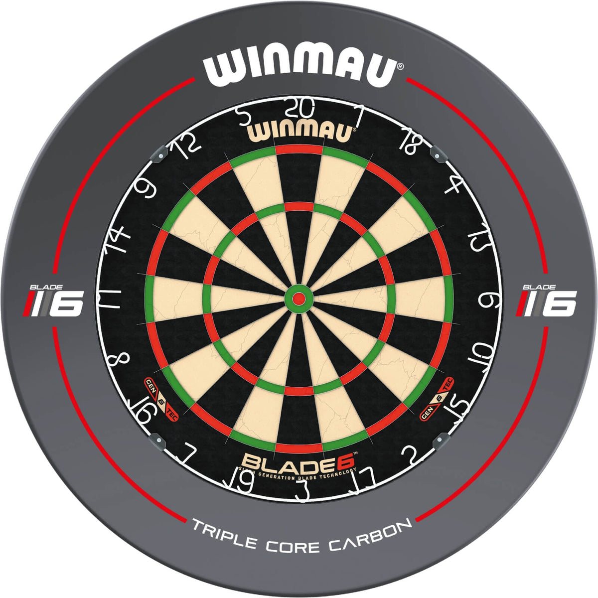 Surrounds &amp; Dartboards - Winmau - Blade 6 Dartboard Surround &amp; Dartboard Bundle - Choose Your Board Winmau - Blade 6