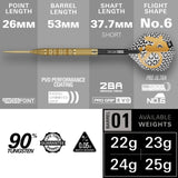 Target - Bolide Envy 01 Darts - Swiss Point - 90% Tungsten - 22g 23g 24g 25g -
