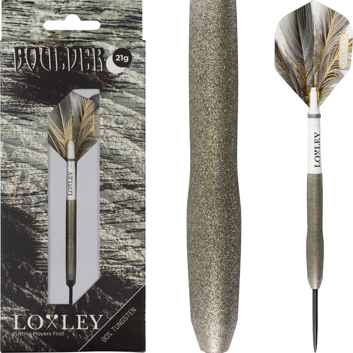 Loxley - Boulder Darts - Steel Tip - 90% Tungsten - 21g 23g