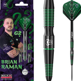 BULL'S - Brian Raman G2 Darts - 90% Tungsten - 22g 24g 26g -