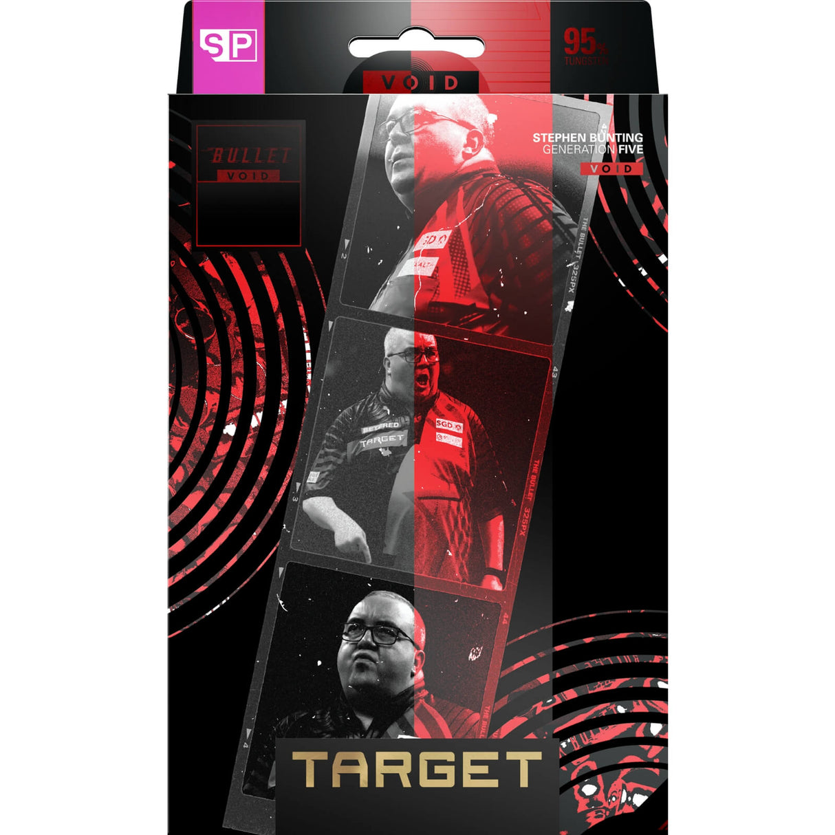 Target - Stephen Bunting Gen 5 Void Darts - Swiss Point - 95% Tungsten - 18g 22g 23g 25g -