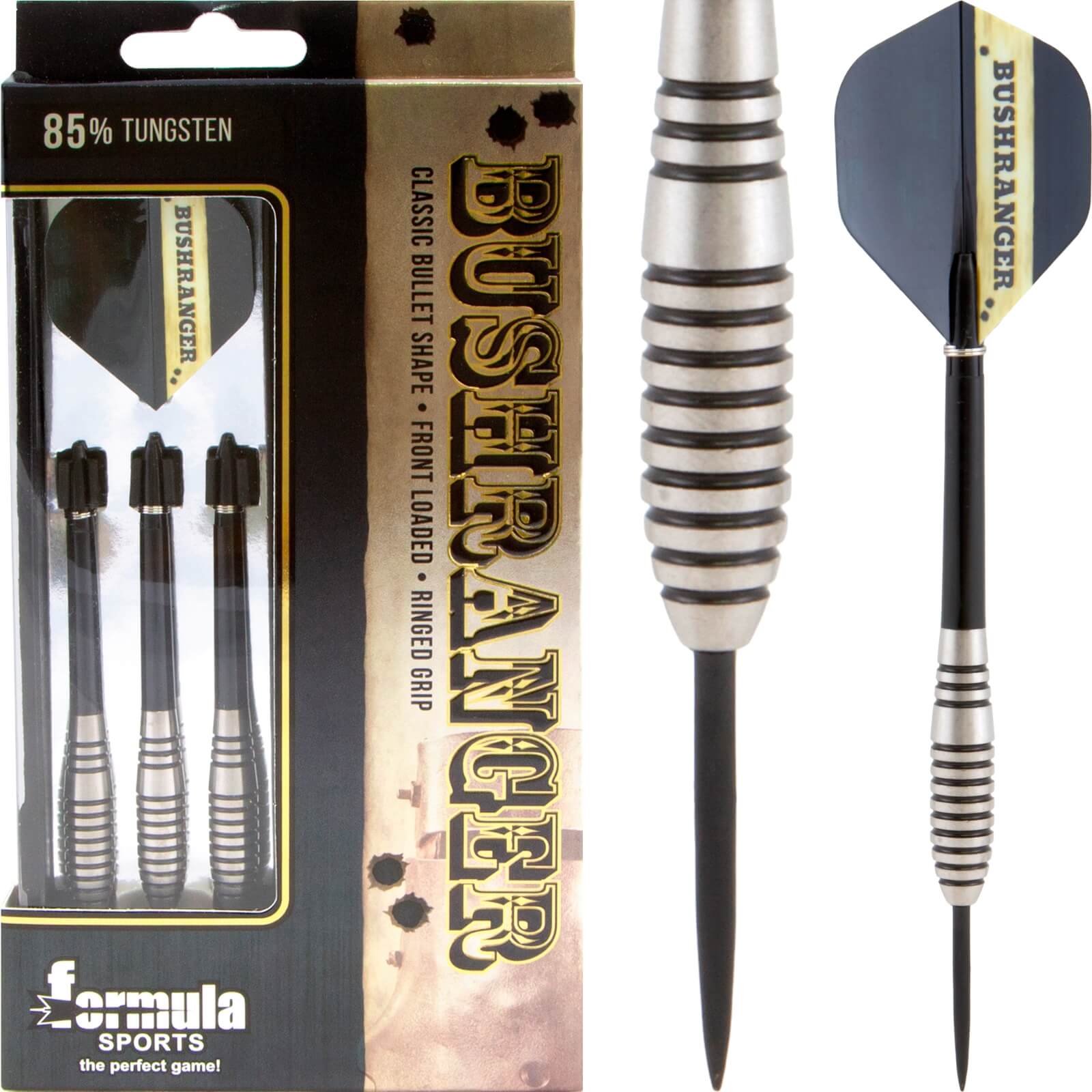 Darts - Formula Sports - Bushranger Darts - Steel Tip - 85% Tungsten - 23g 24g 25g 