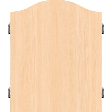 Mission - Dartboard Cabinet - Deluxe Quality - Light Oak -