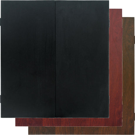 Formula Sports - Plain MDF Dartboard Cabinet - Black, Mahogany, Walnut -