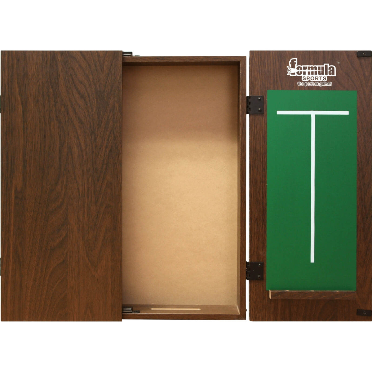 Dartboard Accessories - Formula Sports - Plain MDF Dartboard Cabinet - Black, Mahogany, Walnut 