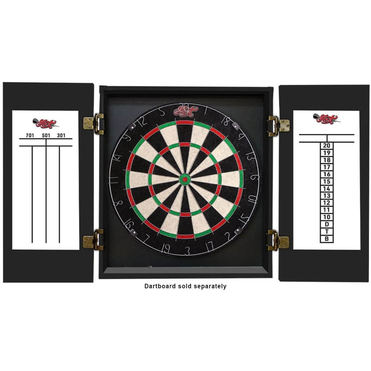 Shot - Quantum Wooden Dartboard Cabinet -