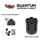 Shot - Quantum Wooden Dartboard Cabinet -