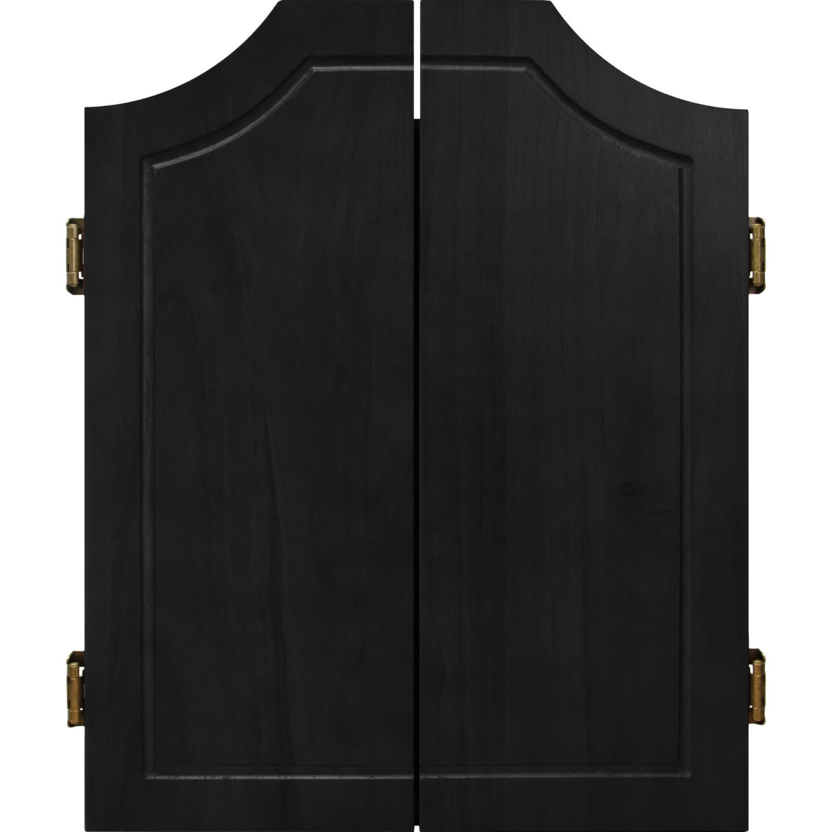 Dartboard Accessories - Formula Sports - Solid Wood Dartboard Cabinet - Black, Walnut Black