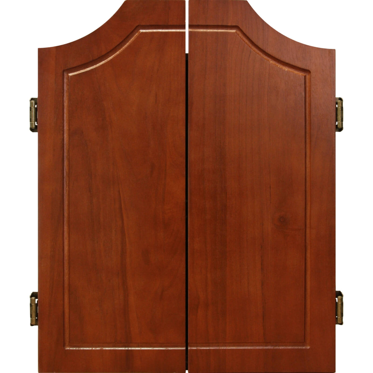 Dartboard Accessories - Formula Sports - Solid Wood Dartboard Cabinet - Black, Walnut Walnut