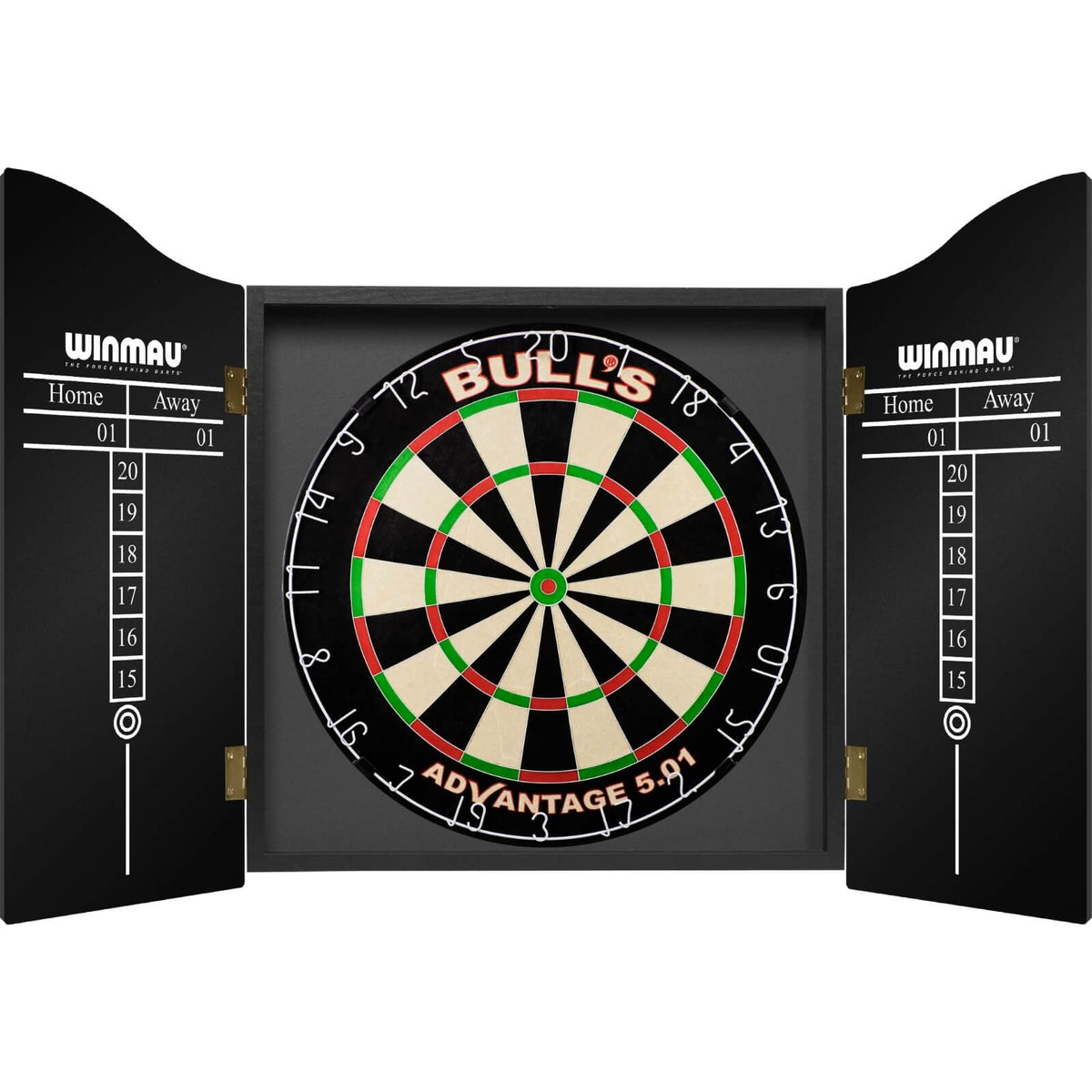 Cabinets &amp; Dartboards - Winmau - Blade 6 Dartboard Cabinet &amp; Dartboard Bundle - Choose Your Board Bulls NL - Advantage 501