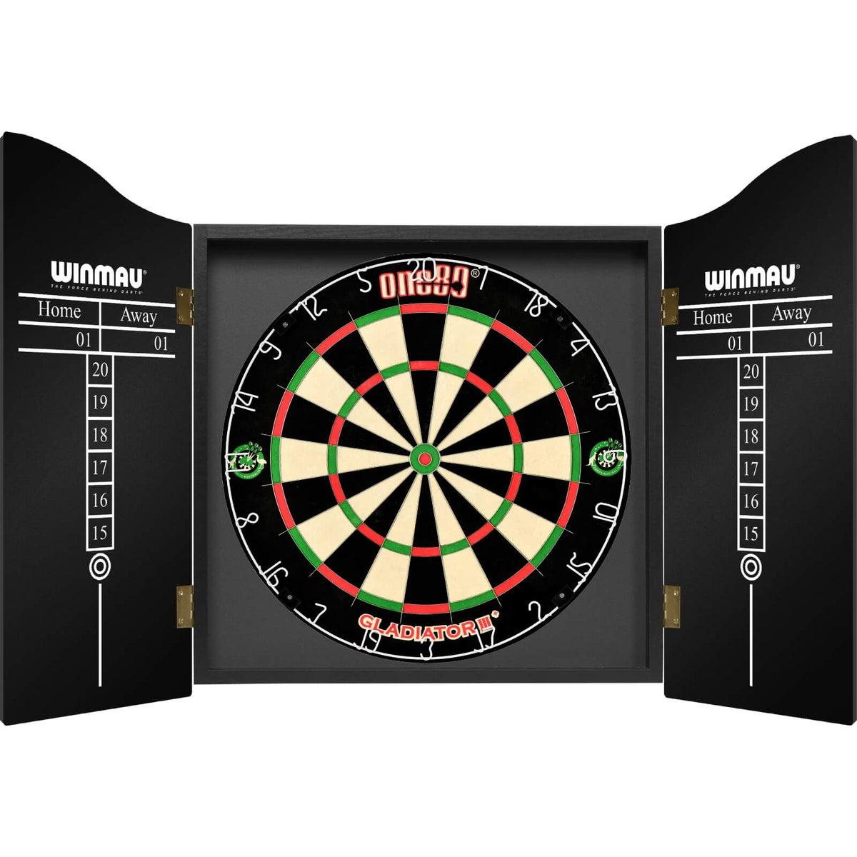 Cabinets &amp; Dartboards - Winmau - Budweiser Dartboard Cabinet &amp; Dartboard Bundle - Choose Your Board One80 - Gladiator 3+