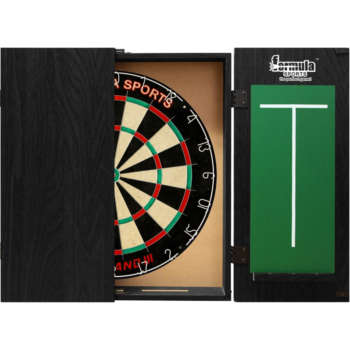 Cabinets &amp; Dartboards - Formula Sports - Black Dartboard Cabinet &amp; Dartboard Bundle - Choose Your Board Formula Sports - Micro Band 3