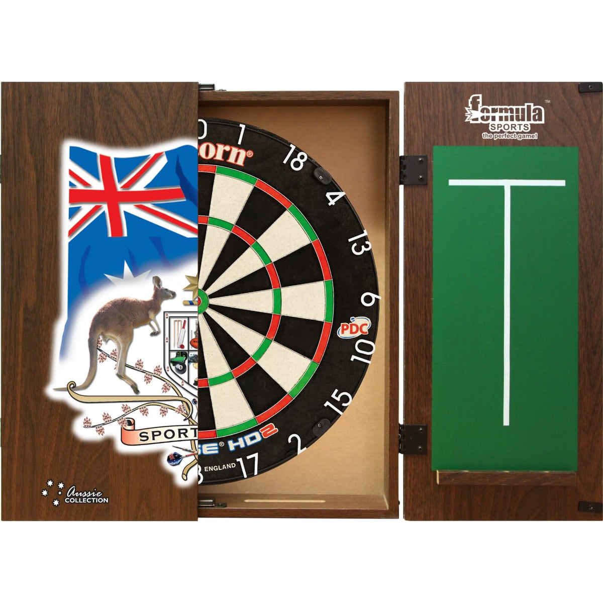 Cabinets &amp; Dartboards - Formula Sports - Sports Bar Dartboard Cabinet &amp; Dartboard Bundle - Choose Your Board