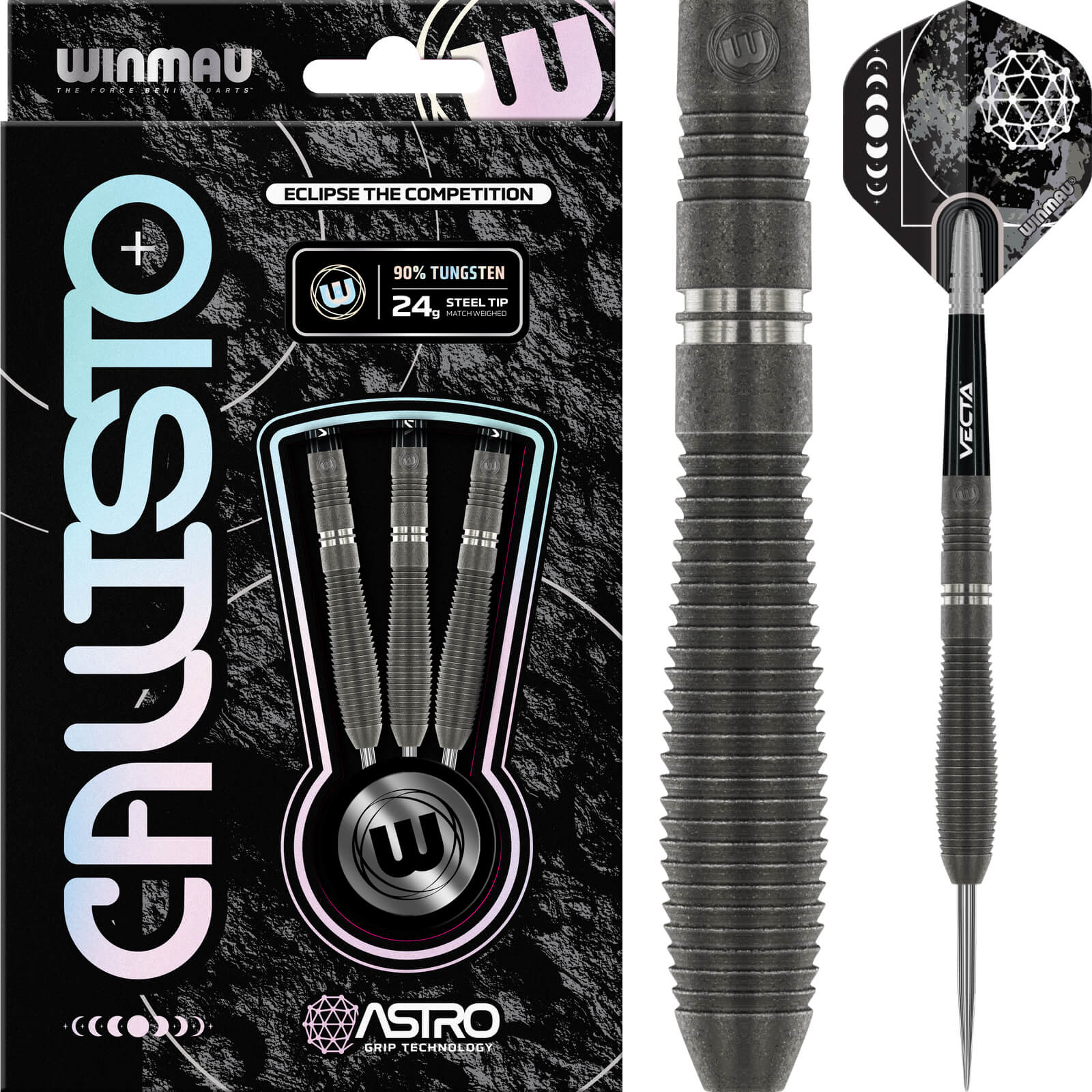 Darts - Winmau - Callisto 2 Darts - Steel Tip - 90% Tungsten - 23g 24g 25g