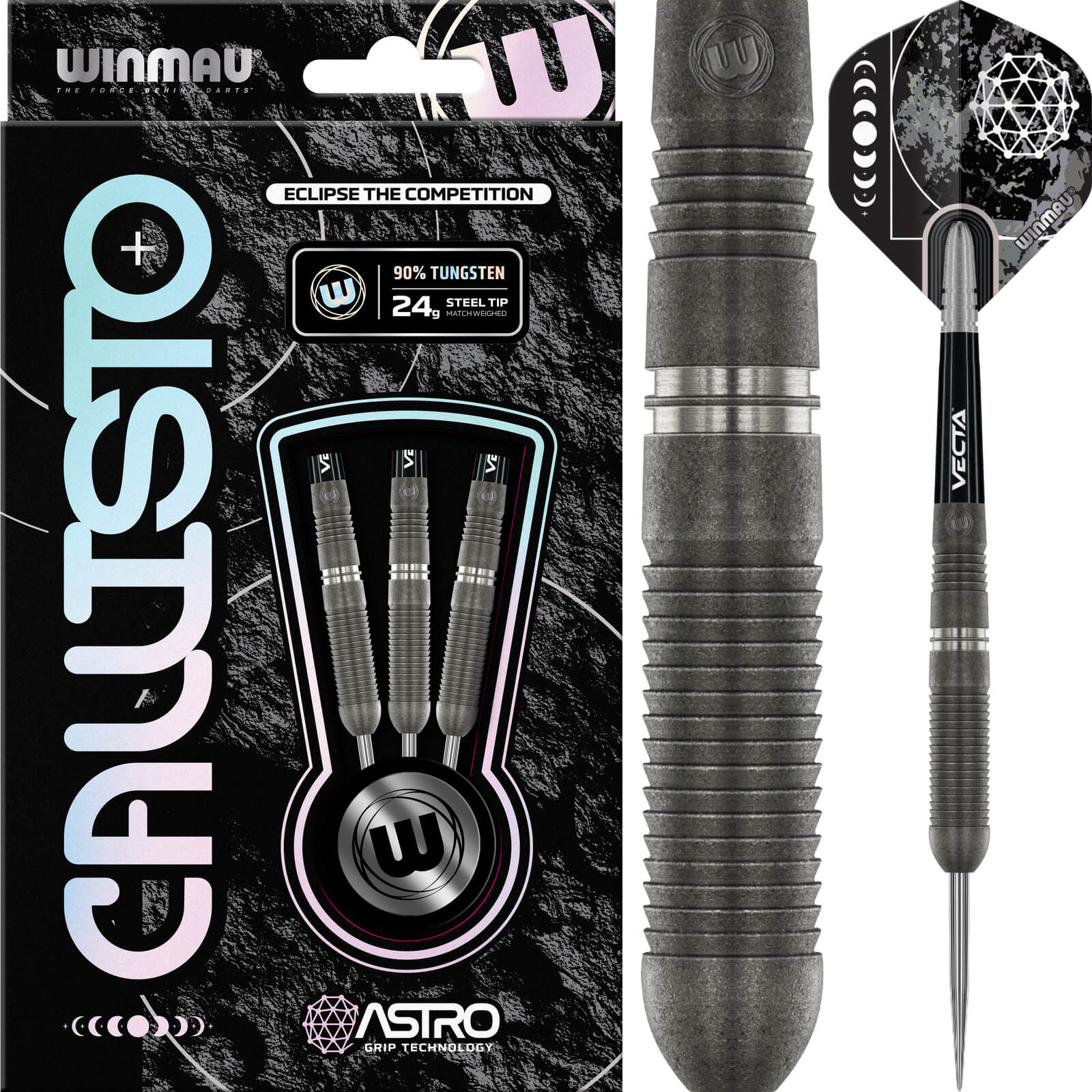 Darts - Winmau - Callisto 3 Darts - Steel Tip - 90% Tungsten - 24g 26g