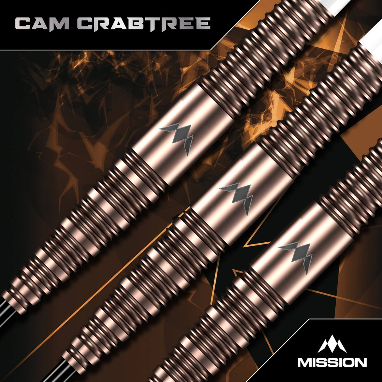 Mission - Cam Crabtree V2 Darts - 95% Tungsten - 22g 24g
