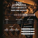 Mission - Cam Crabtree V2 Darts - 95% Tungsten - 22g 24g