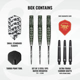 Shot - Camo Ghillie Darts - Turbo Point - 90% Tungsten - 23g 24g 25g