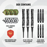 Shot - Camo Longshot Darts - Soft Tip - 95% Tungsten - 20g