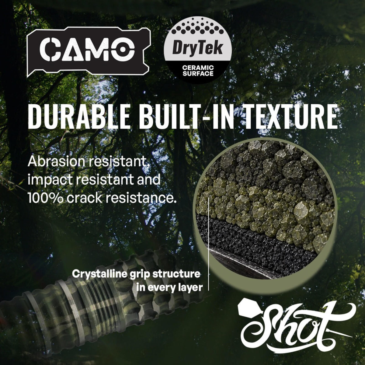 Shot - Camo Longshot Darts - Turbo Point - 95% Tungsten - 23g 24g 25g