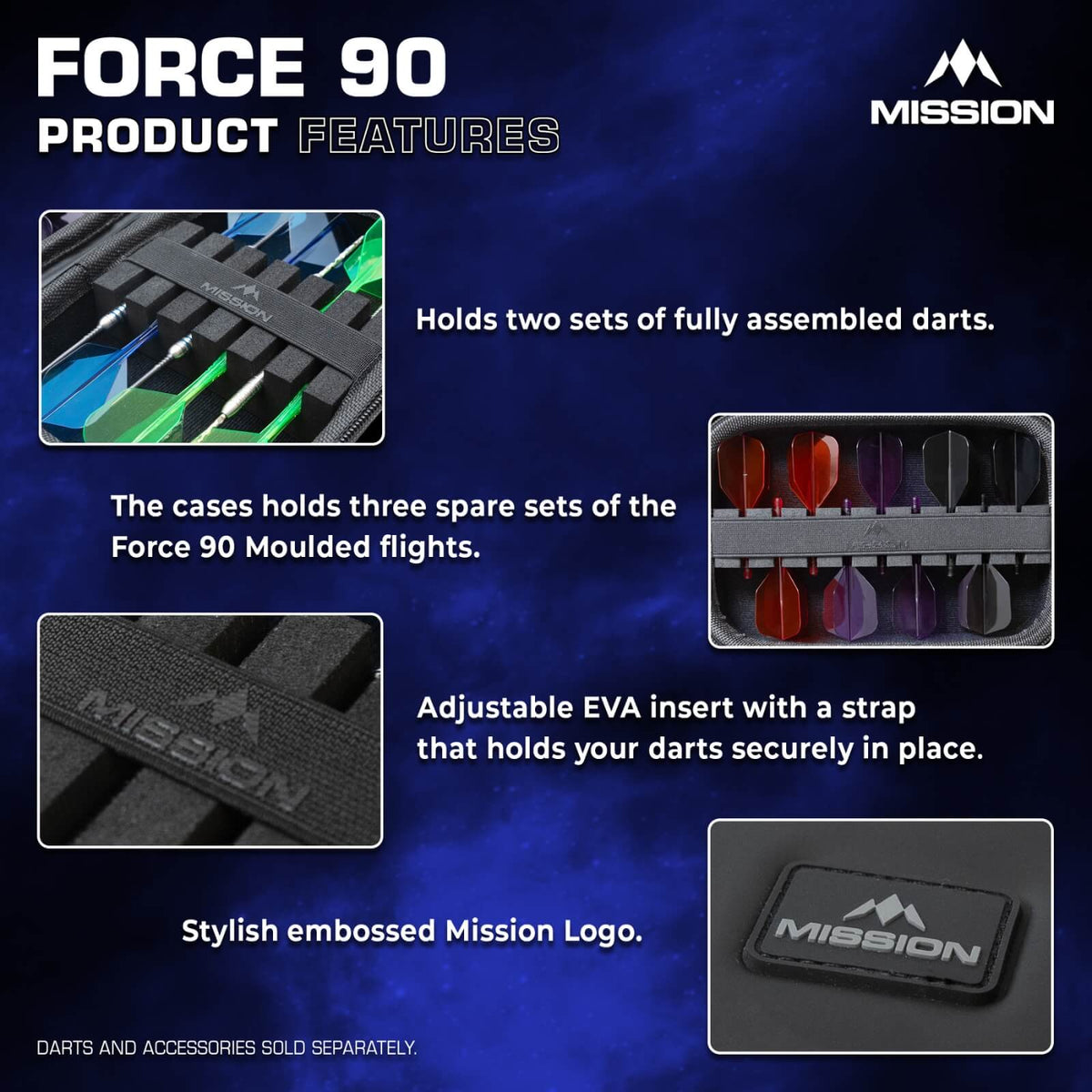 Dart Cases - Mission - Force 90 Darts Case