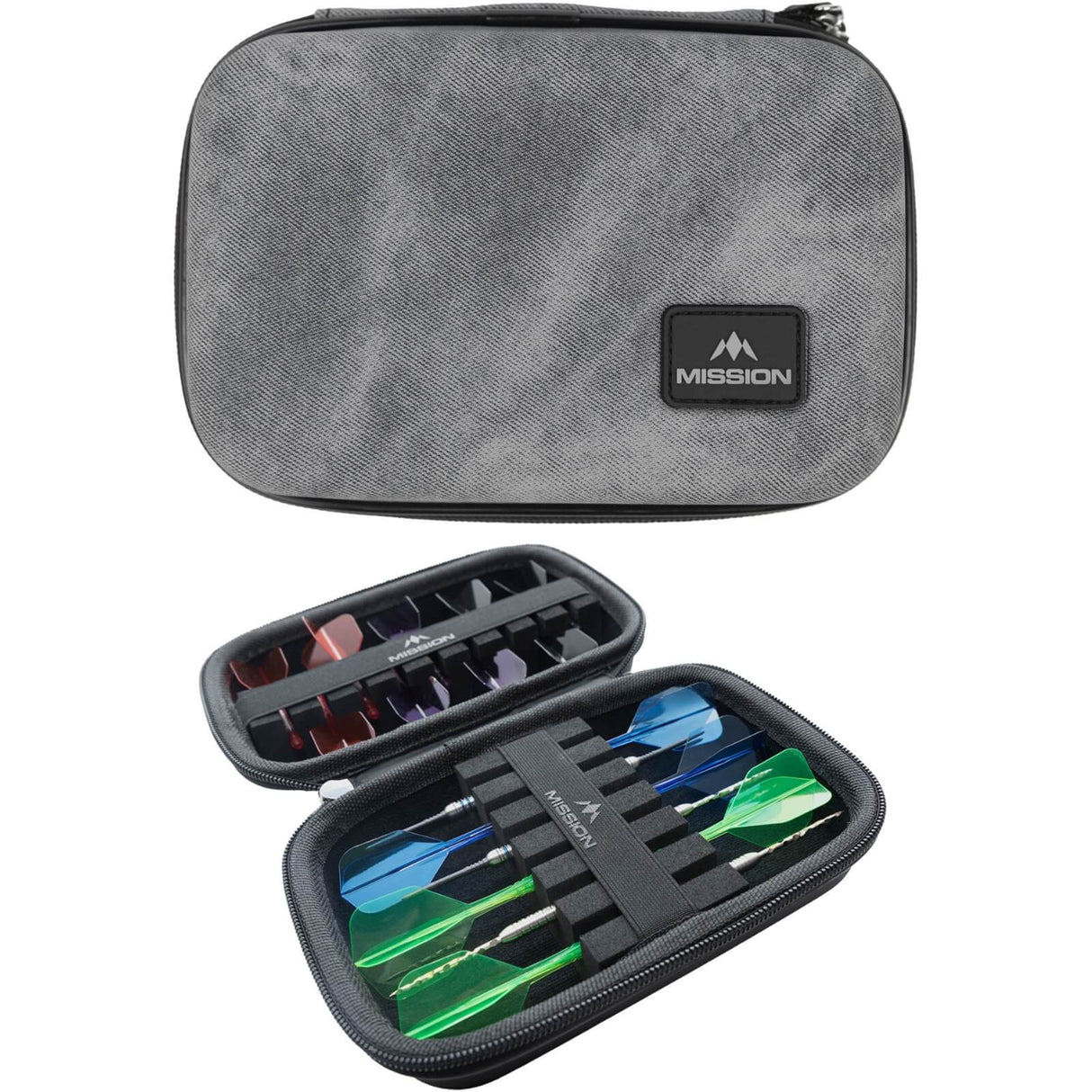 Mission - Force 90 Darts Case - Limited Edition Grey Denim